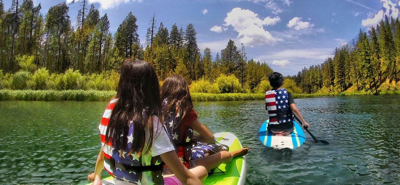 Bend-Sunriver Camping Resort 24 Ft. Yurt 12 Esterno foto